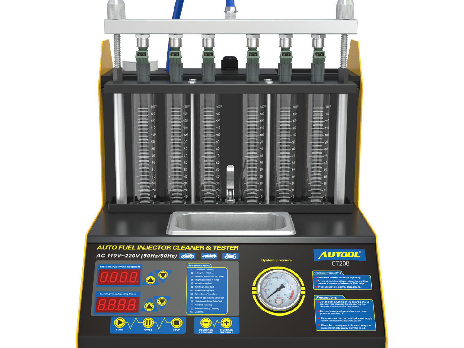 CT200汽车喷油嘴检测清洗机