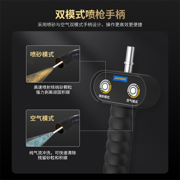 AUTOOL新品发布 | HTS728核桃砂燃烧室积碳清洗机