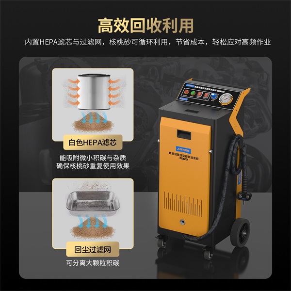 AUTOOL新品发布 | HTS728核桃砂燃烧室积碳清洗机